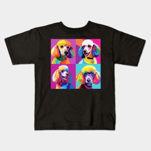 Poodle Pop Art - Dog Lover Gifts Kids T-Shirt